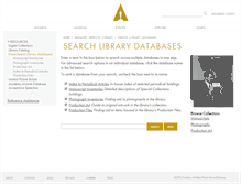 Tablet Screenshot of collections.oscars.org