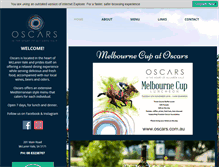 Tablet Screenshot of oscars.com.au